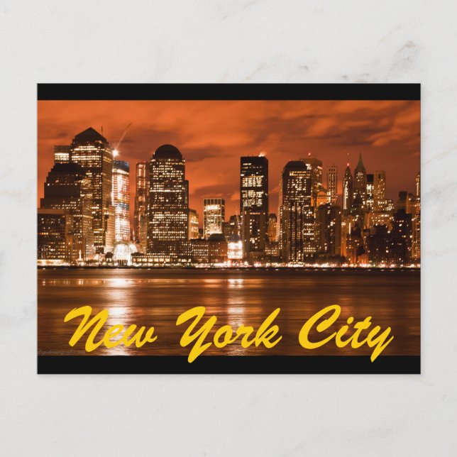 New York City Postkarte (Vorderseite)