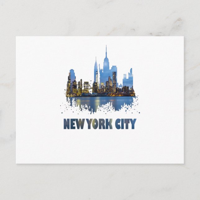 New York City Postkarte (Vorderseite)