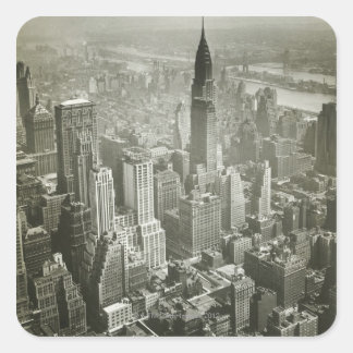 New York City Quadratischer Aufkleber