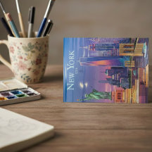 New York City Reise-Postkarte