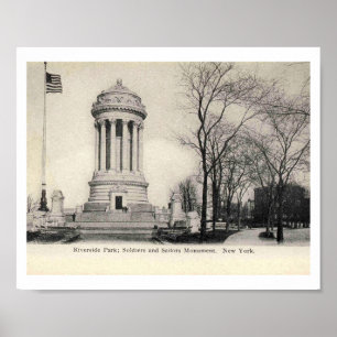 New York City, Riverside Park Monument, 1905 Poster
