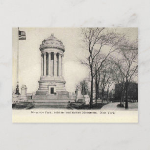 New York City, Riverside Park Monument, 1905 Postkarte