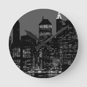 New York City Runde Wanduhr