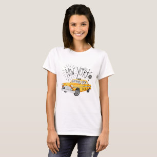 New York City Schachbrett Cab T-Shirt