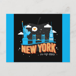 New York City Sehenswürdigkeit Postkarte
