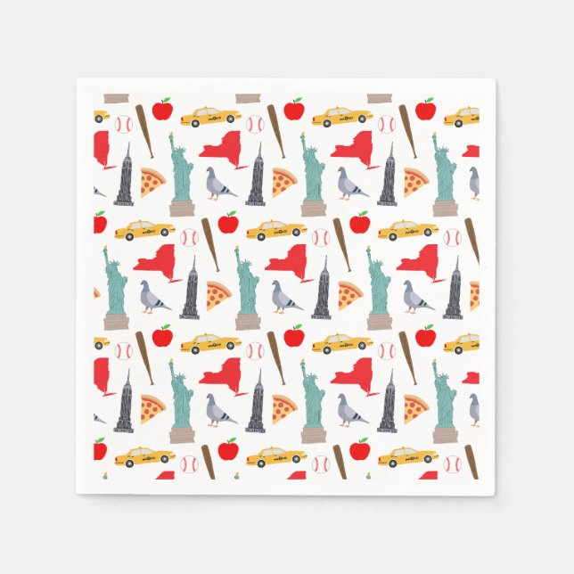 New York City Serviette (Vorderseite)