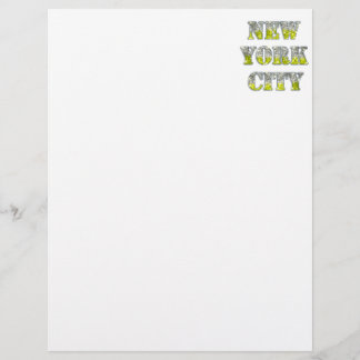 New York City Silver Gold Glitzer