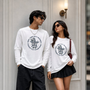 New York City Skater Retro Vintage Grafik T-Shirt