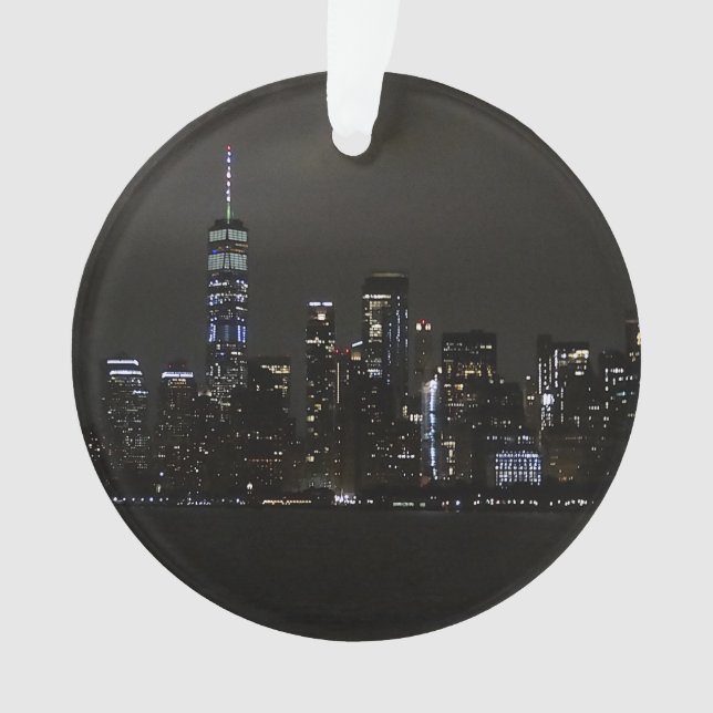 New York City Skyline #3 Ornament (Vorderseite)