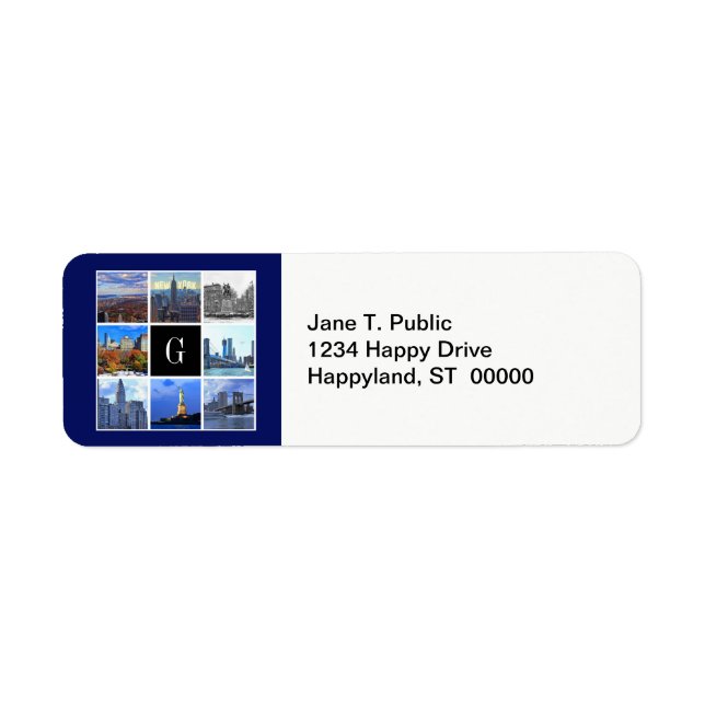 New York City Skyline 8 Image Foto Collage (Vorne)