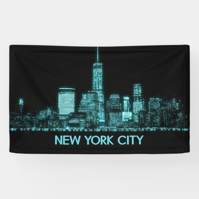 New York City Skyline Banner (Horizontal)