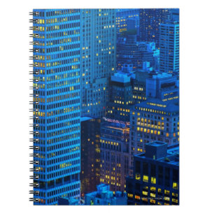 New York City Skyline bei Sunset Notizblock