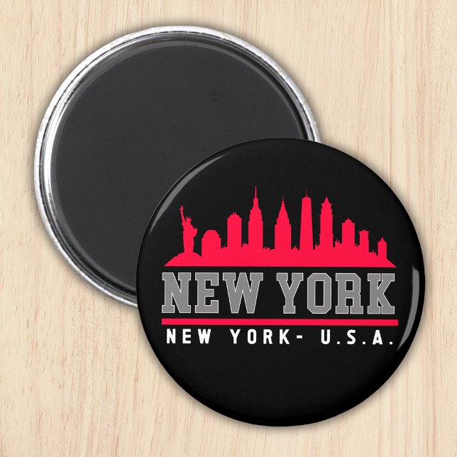 New York City Skyline City Magnet (Von Creator hochgeladen)