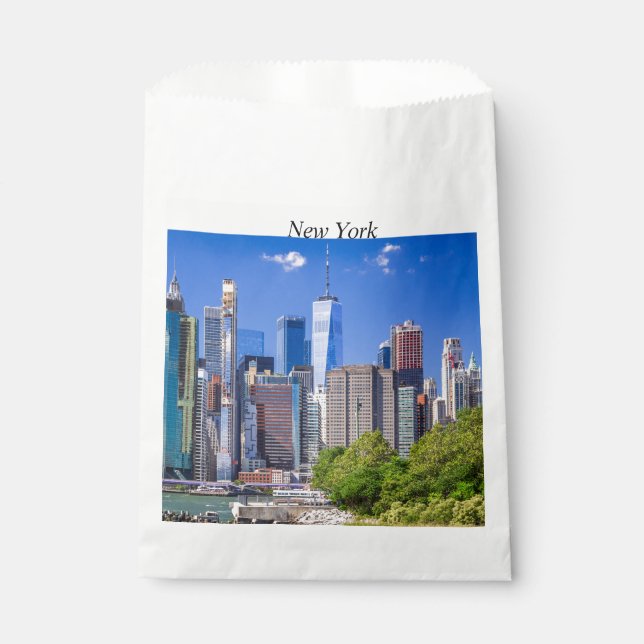 New York City Skyline Geschenktütchen (Vorderseite)