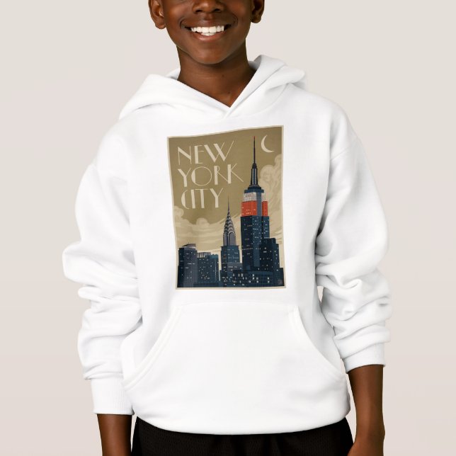 New York City Skyline Hoodie (Vorderseite)