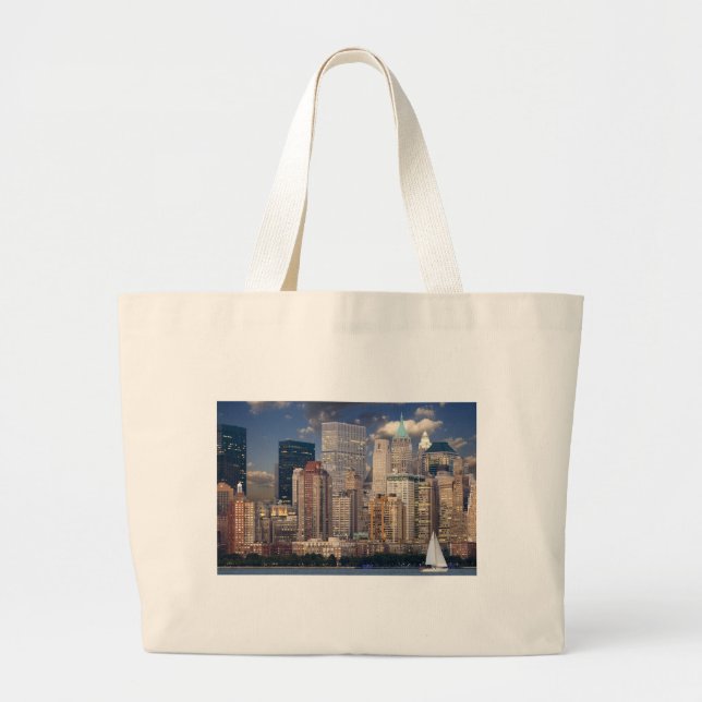New York City Skyline Jumbo Stoffbeutel (Vorne)