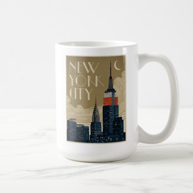 New York City Skyline Kaffeetasse (Rechts)