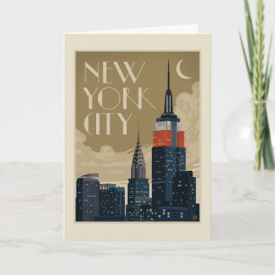 New York City Skyline Karte