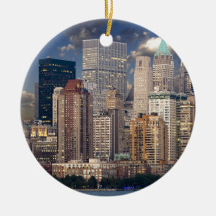 New York City Skyline Keramik Ornament