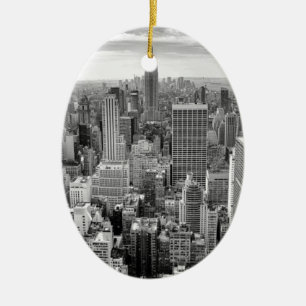 New York City Skyline Keramikornament