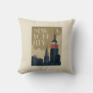 New York City Skyline Kissen
