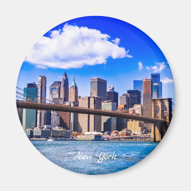 New York city skyline Magnet (Vorne)