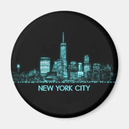 New York City Skyline Magnet