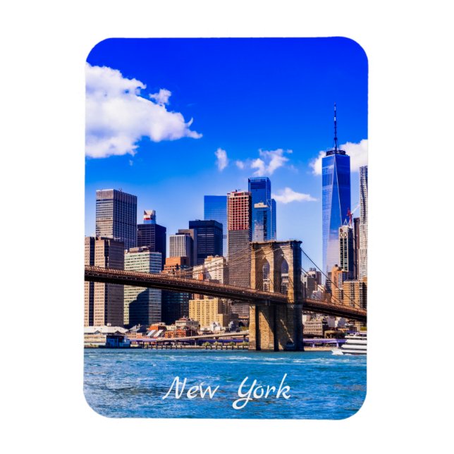 New York City Skyline Magnet (Vertikal)