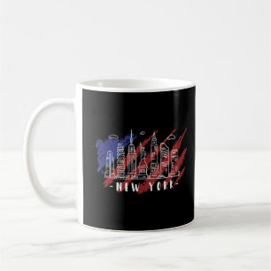 New York City Skyline New Yorker New Yorker Ameri Kaffeetasse