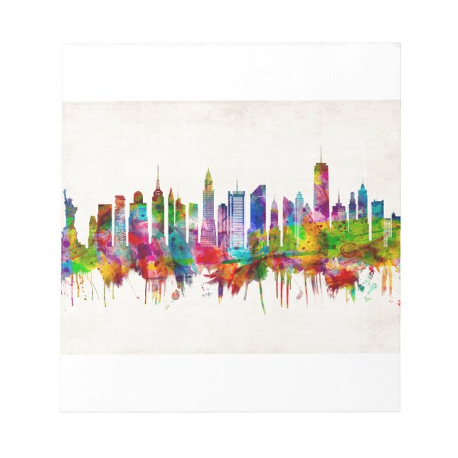New York City Skyline Notizblock (Vorderseite)