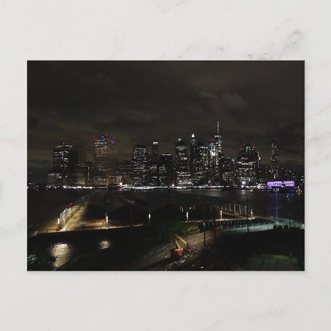 New York City Skyline Nr. 2 Postkarte (Vorderseite)