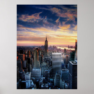 New York City Skyline Poster