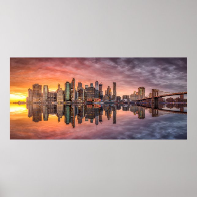 New York City Skyline Poster (Vorne)