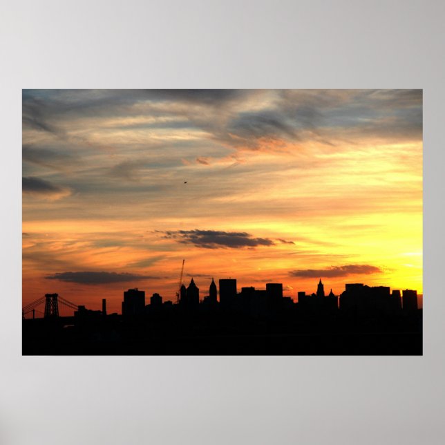 New York City Skyline Poster (Vorne)