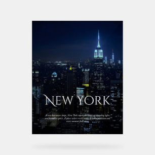 New York City Skyline Poster - Moderne Kunst Pri