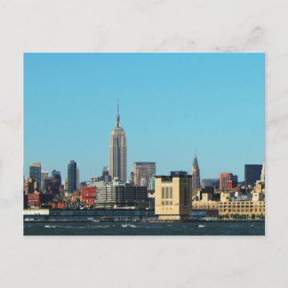 New York City Skyline Postkarte