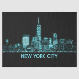 New York City Skyline Seidenpapier