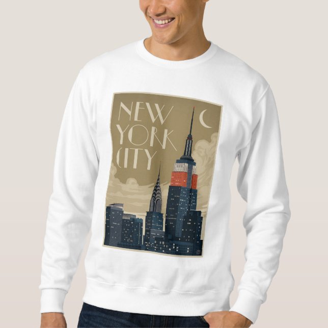 New York City Skyline Sweatshirt (Vorderseite)
