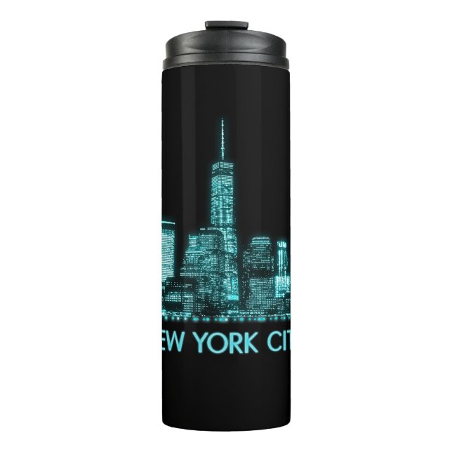 New York City Skyline Thermosbecher (Vorderseite)