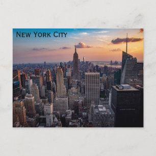 New York City Skyline Travel Foto Postkarte