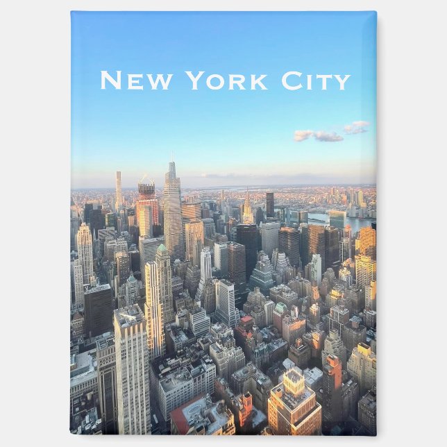 New York City Skyline View Magnet  (Vorderseite)