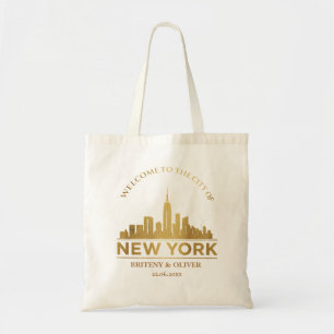 New York City Skyline Zielort Hochzeit   Tragetasche