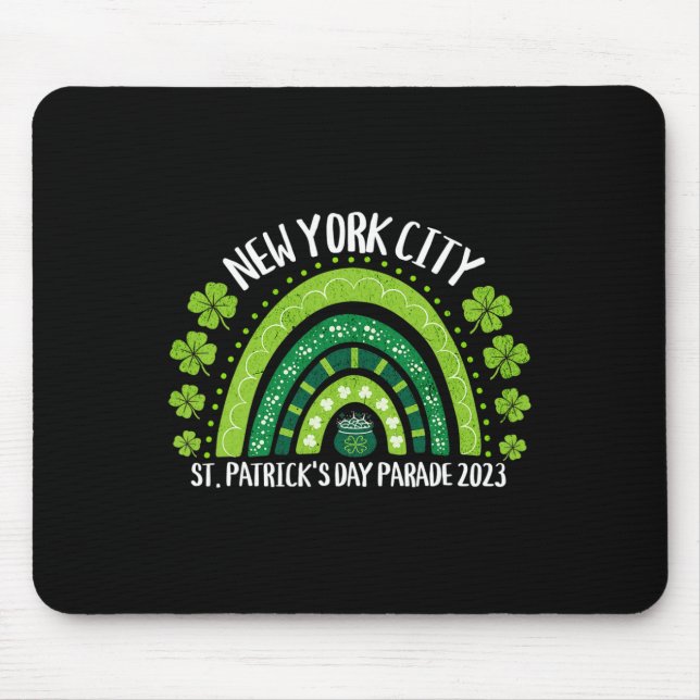 New York City St Patrick's Day Parade Matching Fam Mousepad (Vorne)