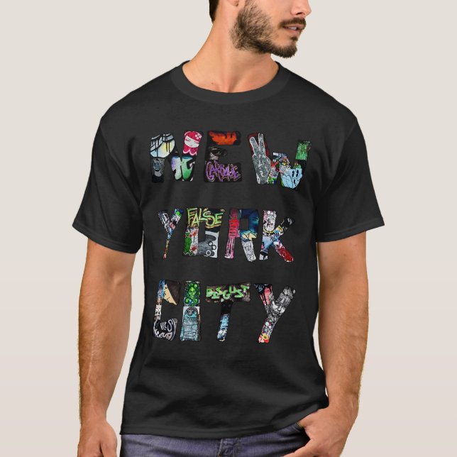New York City Street Art T-Shirt (Vorderseite)