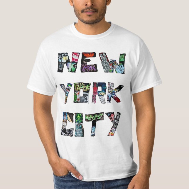 New York City Street Art T-Shirt (Vorderseite)
