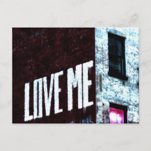 New York City Street Graffiti Foto Postkarte