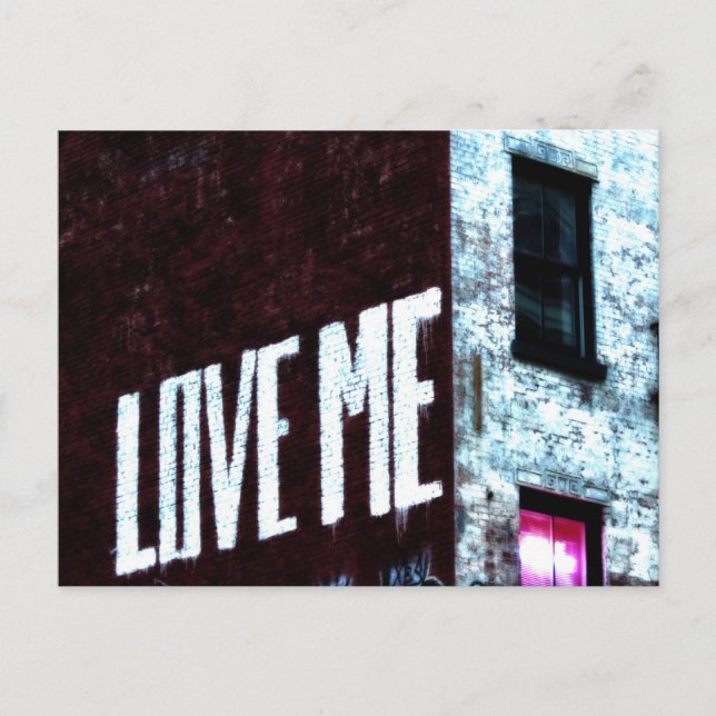 New York City Street Graffiti Foto Postkarte (Vorderseite)