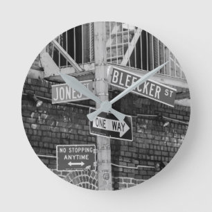 New York City Street Signs Uhr