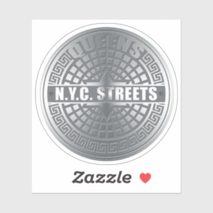 New York City Streets Queens Aufkleber