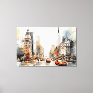 New York City, Stretched Canvas Print Leinwanddruck